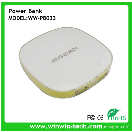 4600mAh Dual USB Power Bank for Smartphone